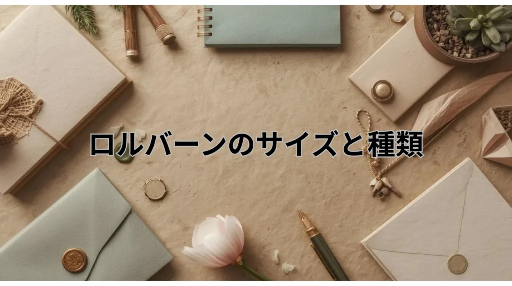 ロルバーンのサイズと種類
